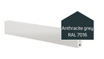 Радіатор PURMO PLAN Plint P FCV44 200x2300, нижнє підключення, колір RAL7016 (Антрацитовий сірий)